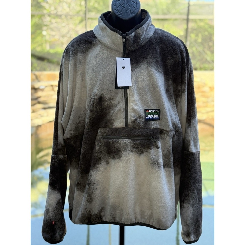 Nike Men's Club 1/2 Zip Fleece Pullover Brushed Inside XL Multicolor New